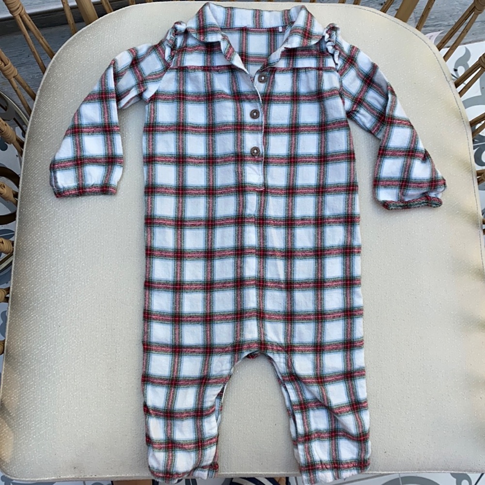 Plaid Coverall